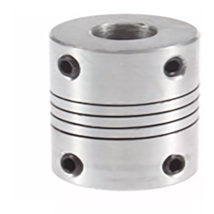 Acoplador Flexible 6.35X8mm de Aluminio