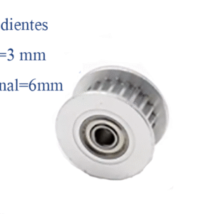 Polea GT2 Dentada 16 Dientes